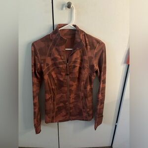 Lululemon Pink Camo Define Jacket